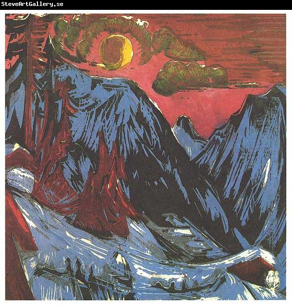 Ernst Ludwig Kirchner Moon night